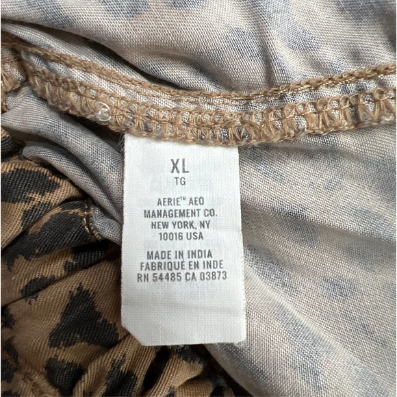 Aerie Womens Animal Print Camp Shorts Size XL - Picture 9 of 10